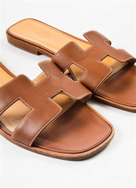 oran sandals hermes brown|hermes oran sandals price.